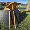 The Half Moon Rabbit Hutch